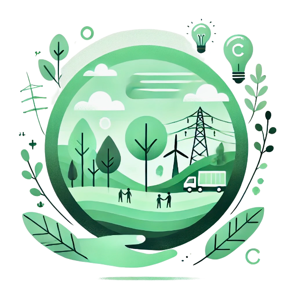 Carbon pool illustration